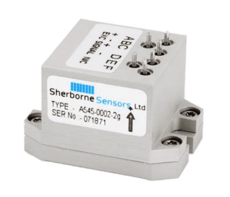 A545 Linear Accelerometer biaxial and triaxial