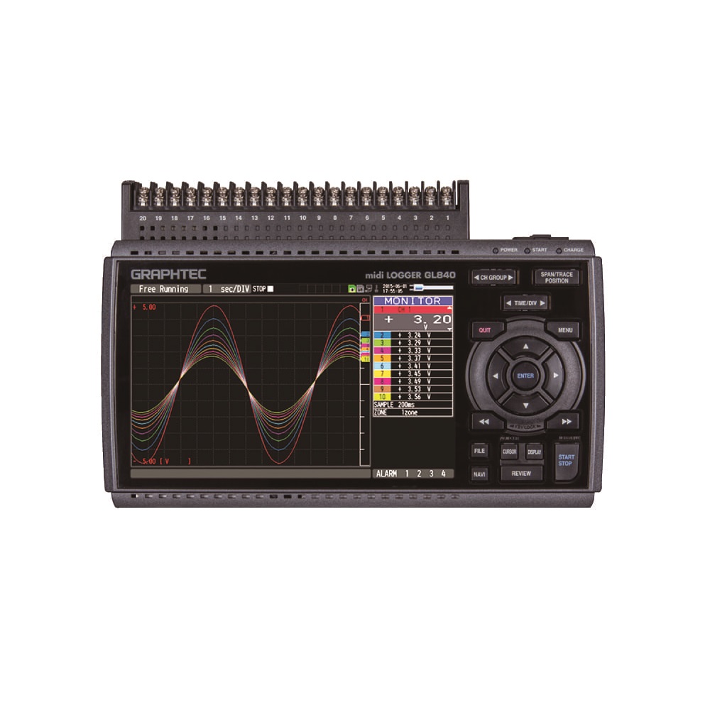 20 Channel multifunction logger withstand voltage