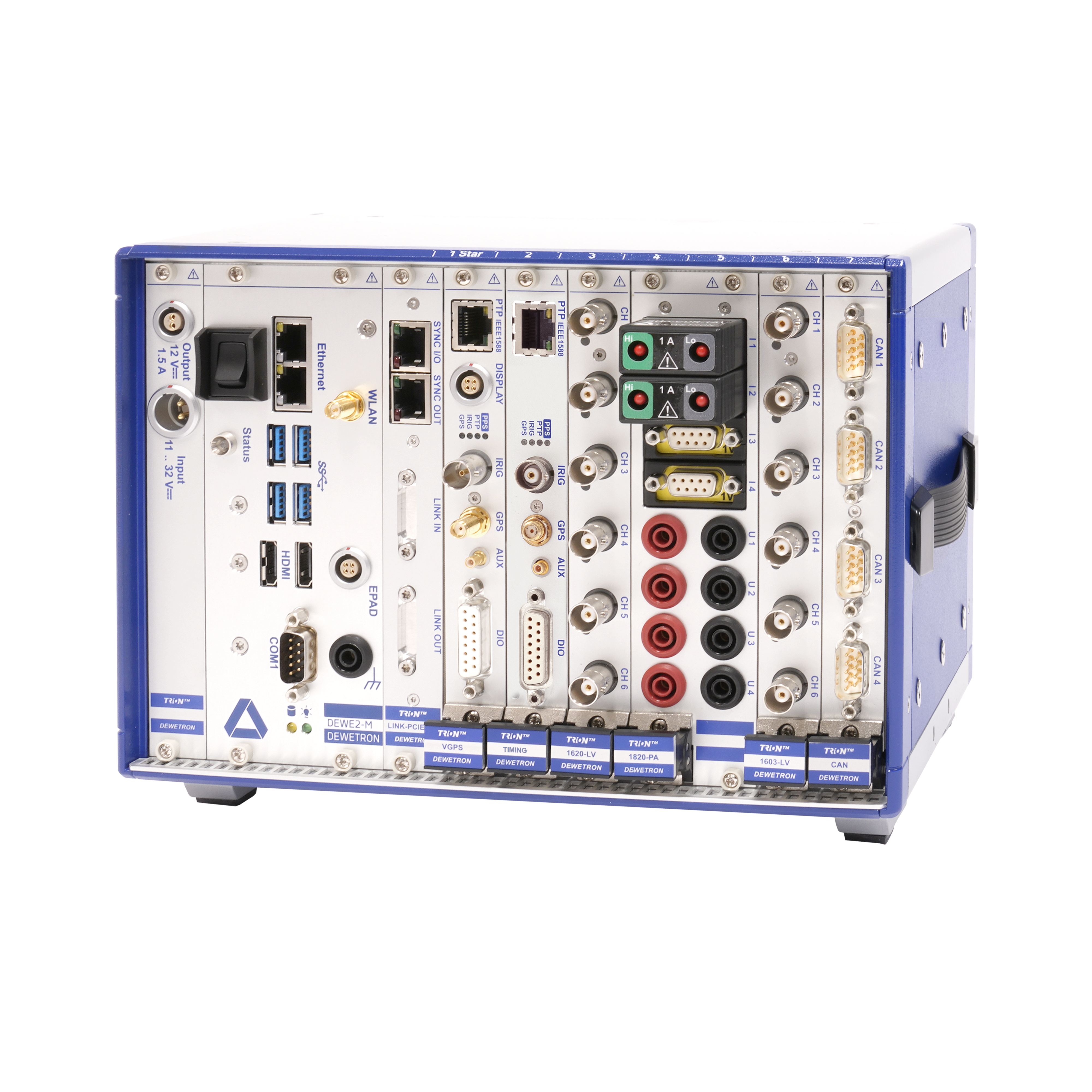 DEWE2-M7S / M13S Portable DAQ System