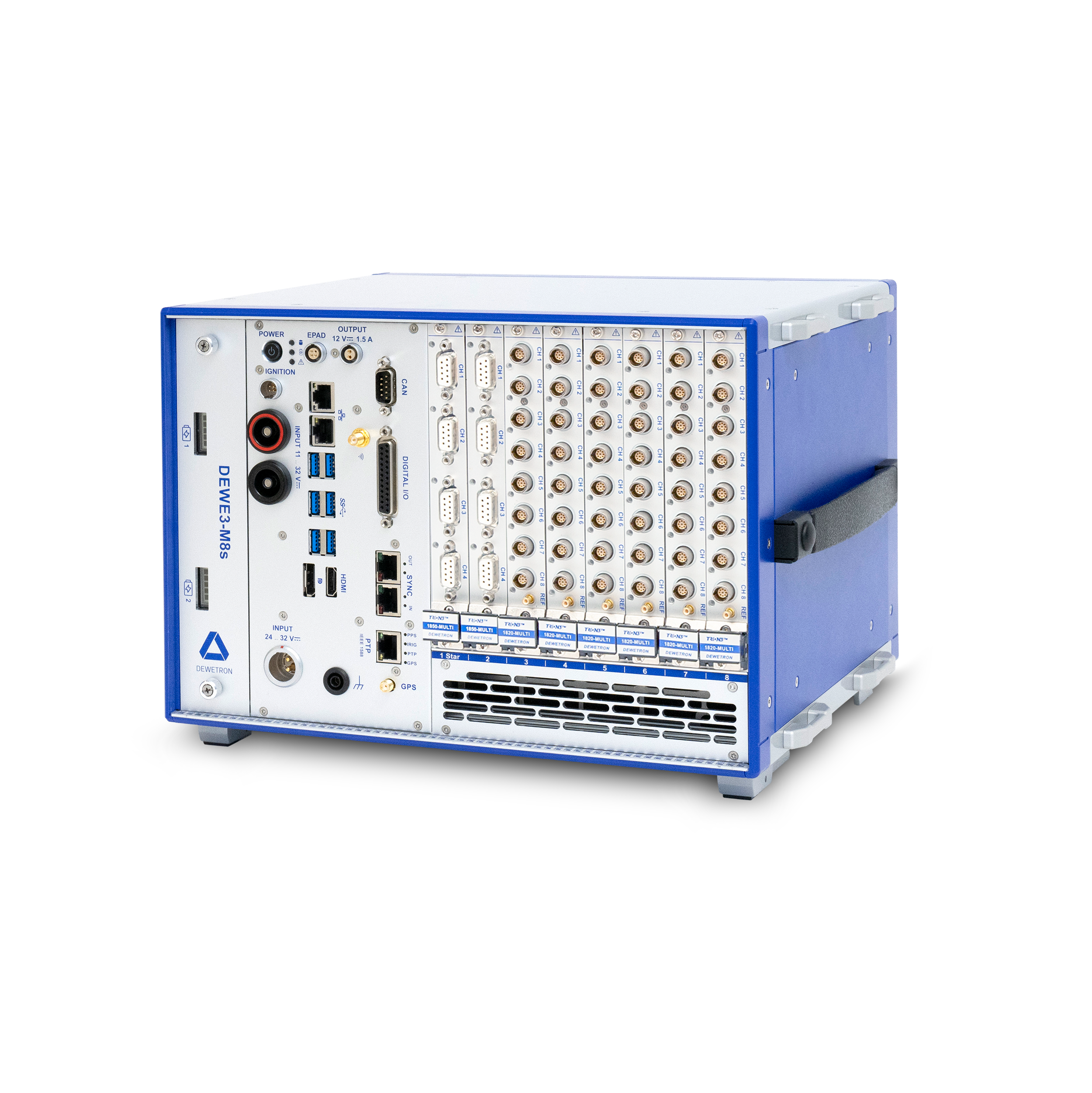 DEWE3-M8s Portable DAQ System