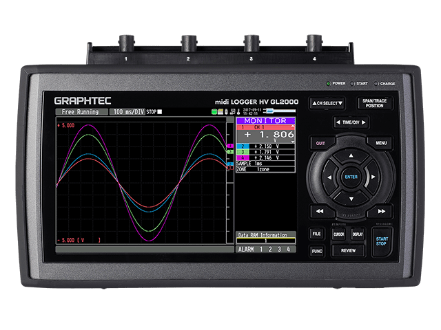 Isolated 4 channel high speed voltage logger